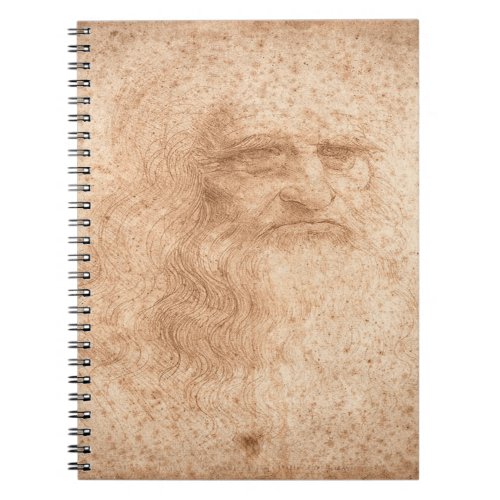 Portrait_of_a_Man_in_Red_Chalk by Leonardo da Vinc Notebook