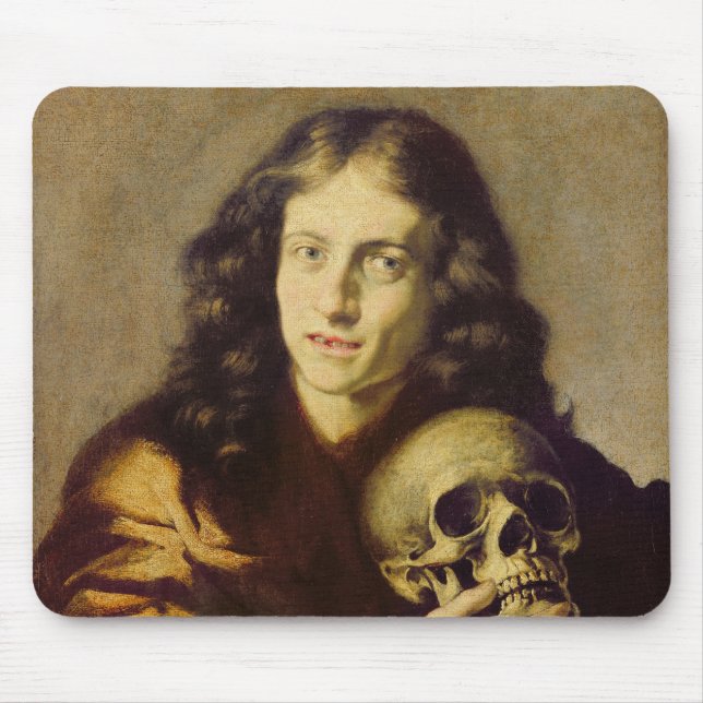 Portrait of a Man Mouse Pad (Front)