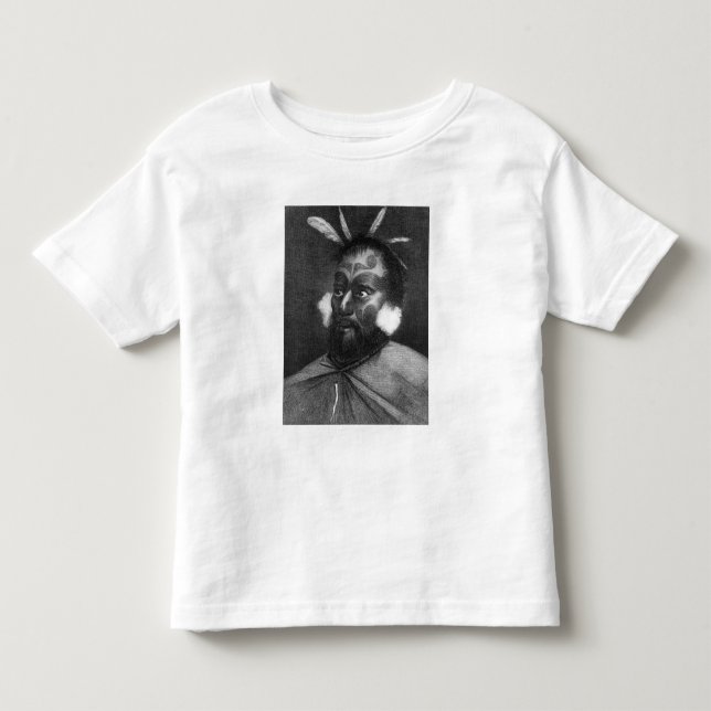 Portrait of a Man of New Zealand Toddler T-shirt (Front)