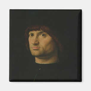 Portrait of a Man, or The Condottiere, 1475 (oil o Magnet