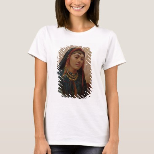 Portrait of a Middle Eastern Girl c1859 oil on T_Shirt