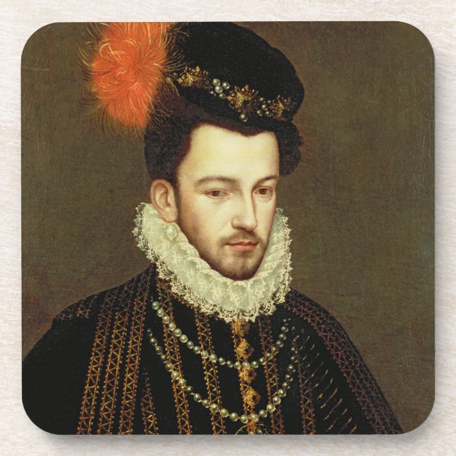 Portrait of a Nobleman 2 Drink Coaster (Front)