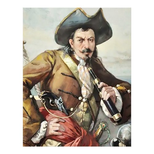 Portrait of a Pirate by Unknown Artist Photo Print
