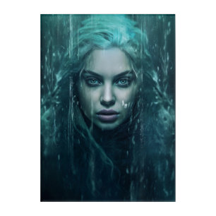 Portrait of a Powerful Witch Acrylic Print