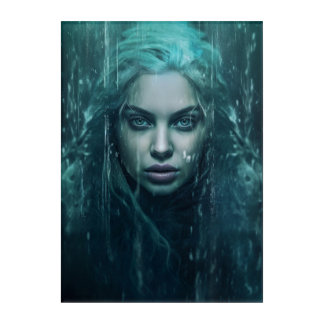 Portrait of a Powerful Witch Acrylic Print