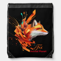 Portrait of a red fox