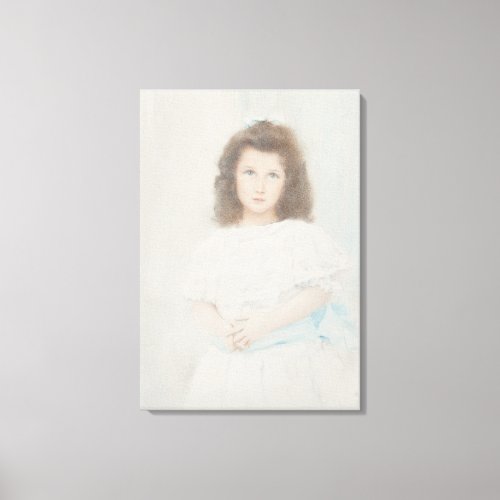 Portrait of a Renee Lambert de Rothschild Canvas Print