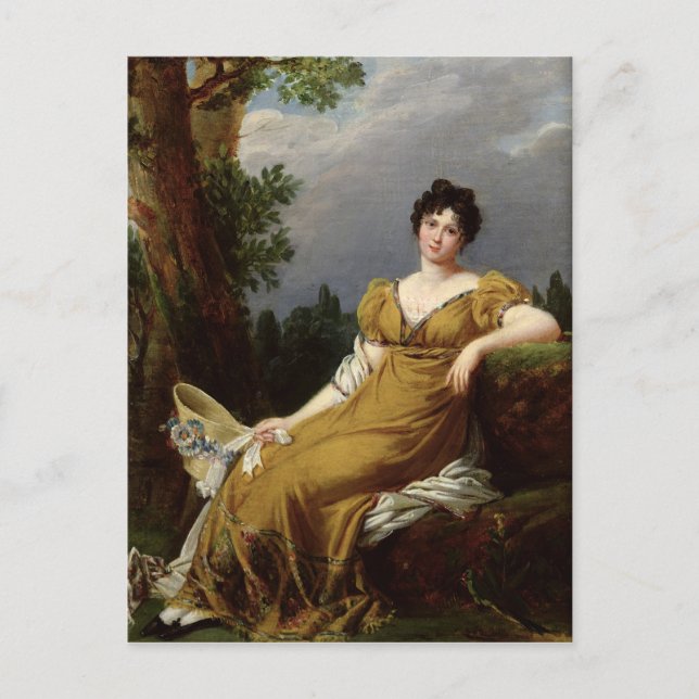 Portrait of a Seated Woman Postcard (Front)