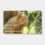 Portrait of a Squirrel Nature Animal Photography Badge