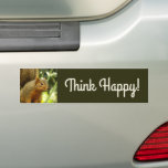 Portrait of a Squirrel Nature Animal Photography Bumper Sticker