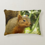 Portrait of a Squirrel Nature Animal Photography Decorative Pillow
