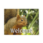Portrait of a Squirrel Nature Animal Photography Doormat