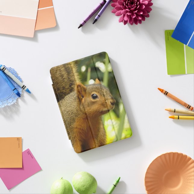 Portrait of a Squirrel Nature Animal Photography iPad Mini Cover (In Situ)