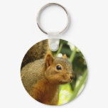 Portrait of a Squirrel Nature Animal Photography Keychain