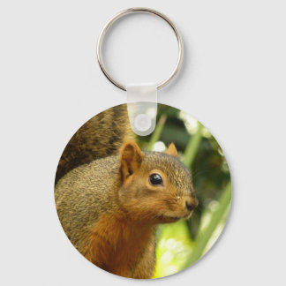Portrait of a Squirrel Nature Animal Photography Keychain