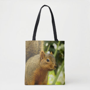 Portrait of a Squirrel Nature Animal Photography Tote Bag