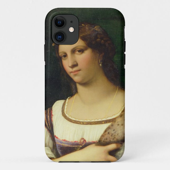 Portrait of a Woman, 1512 (oil on canvas) Case-Mate iPhone Case (Back)