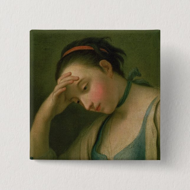 Portrait of a Woman 2 Button (Front)