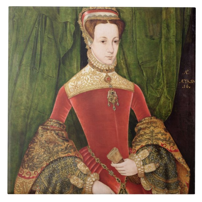 Portrait of a Woman, aged 16, previously identifie Tile (Front)