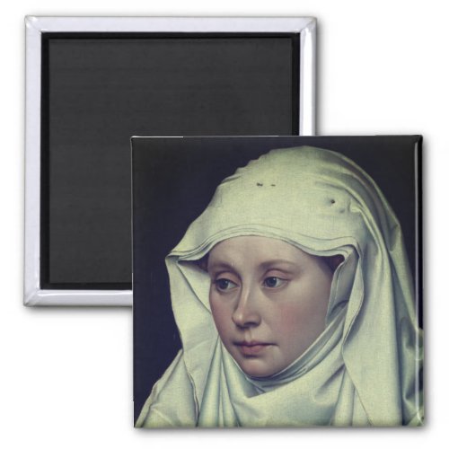 Portrait of a Woman _ by Robert Campin c 1435 Magnet