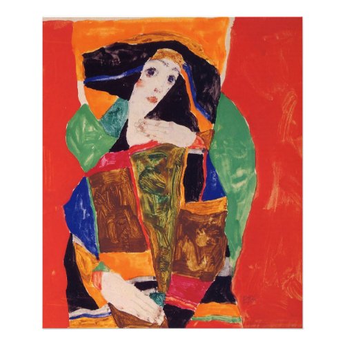 Portrait of a Woman Egon Schiele Photo Print