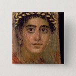 Portrait Of A Woman, From Fayum, Romano-egyptian, Pinback Button at Zazzle