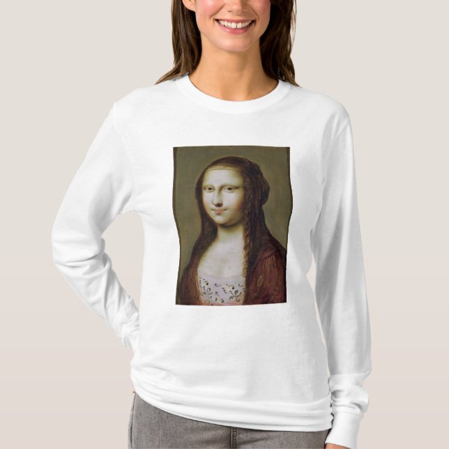 Portrait of a Woman Inspired by the Mona Lisa T-Shirt (Front)
