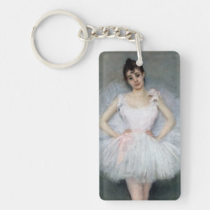 Portrait of a Young Ballerina Keychain