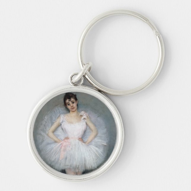 Portrait of a Young Ballerina Keychain (Front)
