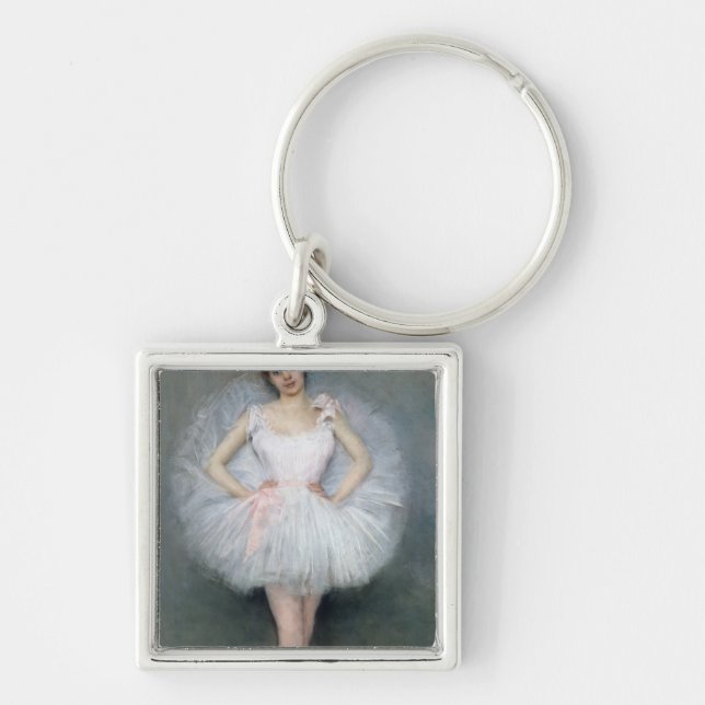 Portrait of a Young Ballerina Keychain (Front)