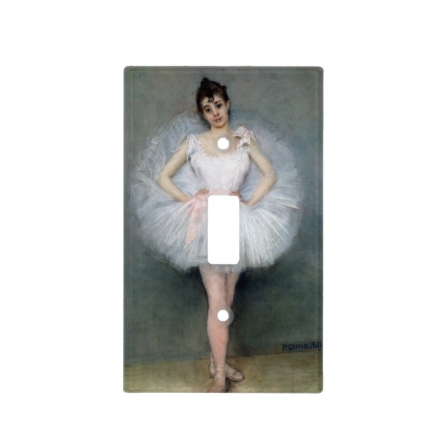 Portrait of a Young Ballerina Light Switch Cover (Front)