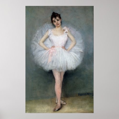 Portrait of a Young Ballerina Poster