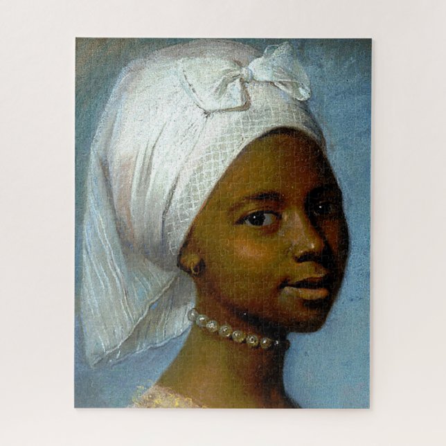 Portrait of a Young Black Woman Classic Art Jigsaw Puzzle (Vertical)