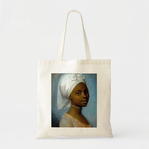 Portrait of a Young Black Woman Classic Art Tote Bag