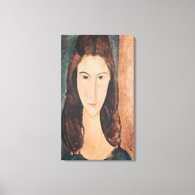 Portrait of a Young Girl Canvas Print (Front)