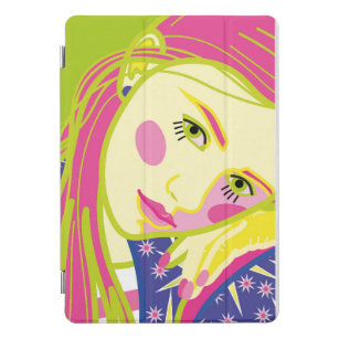 portrait of a young girl. iPad pro cover