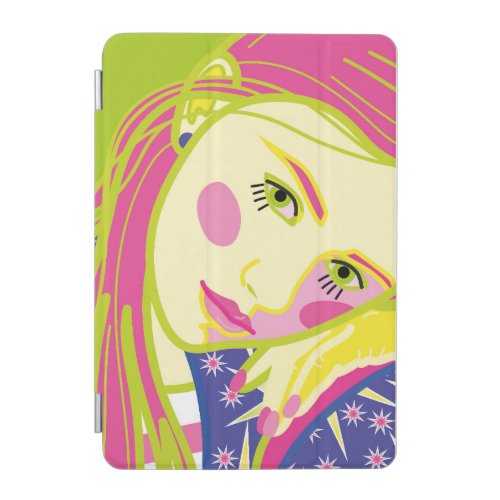 portrait of a young girl iPad mini cover
