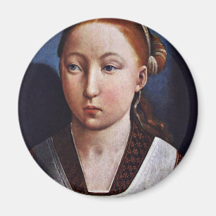 Portrait Of A Young Girl (Joanna The Mad?) By Flan Magnet