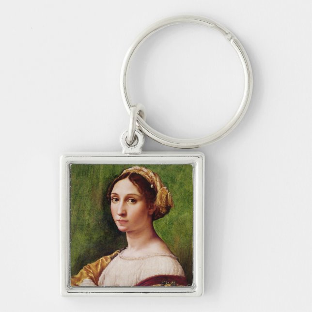 Portrait of a Young Girl Keychain (Front)