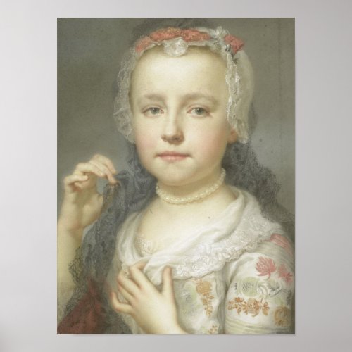 Portrait of a Young Girl Poster
