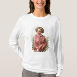 Portrait of a young girl with a rose T-Shirt