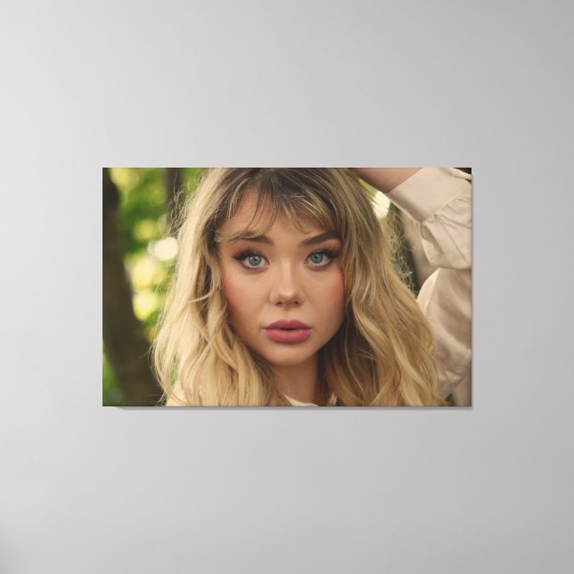 Portrait of a Young Lady Canvas Print (Front)
