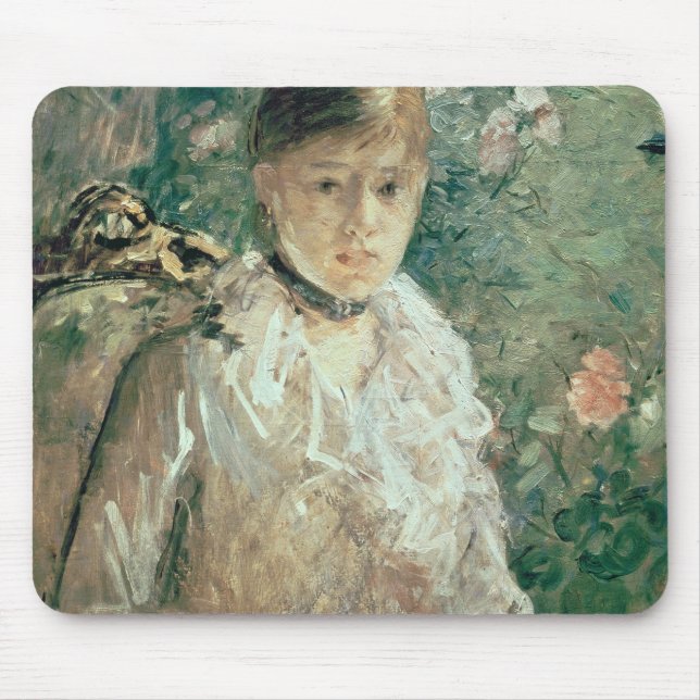 Portrait of a Young Lady Mouse Pad (Front)
