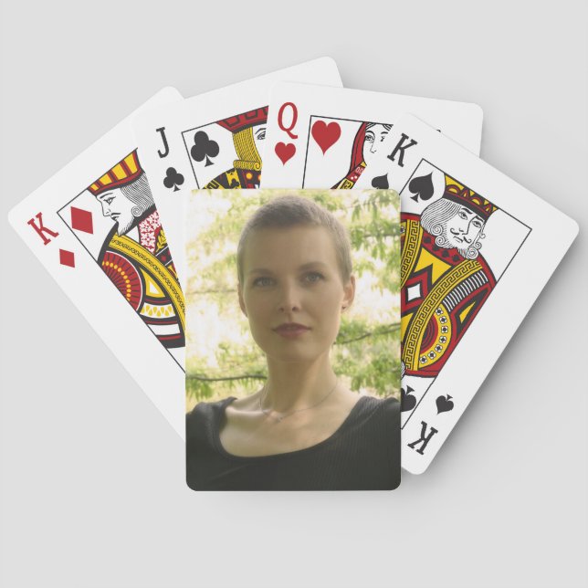 Portrait of a Young Lady Poker Cards (Back)