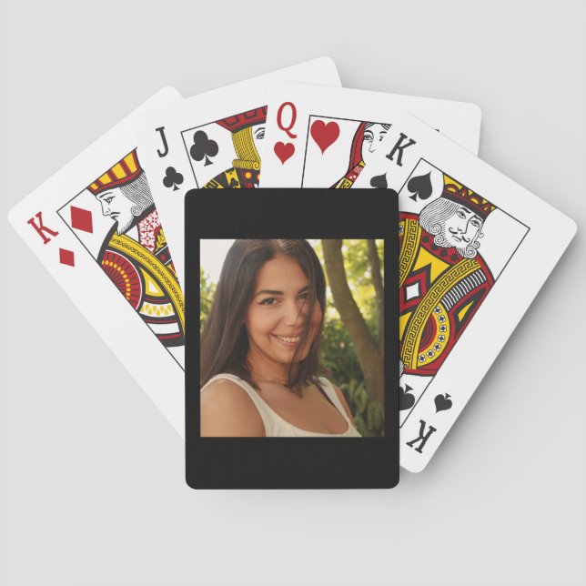 Portrait of a Young Lady Poker Cards (Back)
