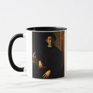 Portrait of a young man, c.1532-40 (oil on panel) mug