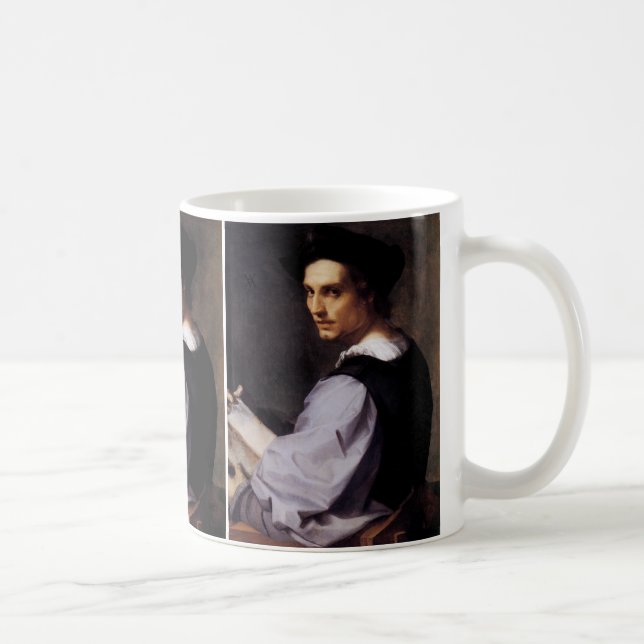 Portrait of a Young Man Coffee Mug (Right)