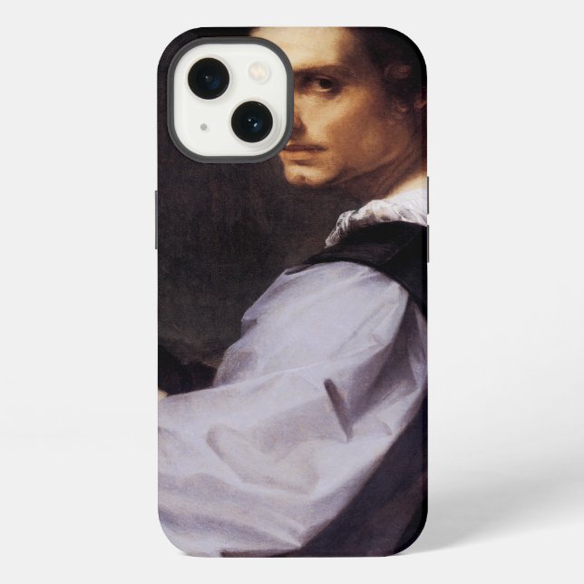 Portrait of a Young Man Iphone Case (Back)