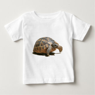 Portrait of a Young Wild Tortoise Isolated Baby T-Shirt