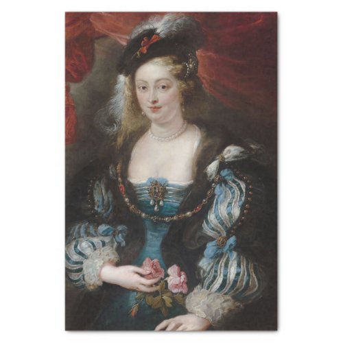 Portrait of a Young Woman by Peter Paul Rubens Tissue Paper